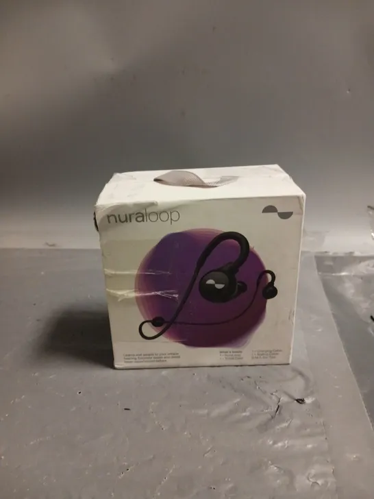 BOXED AND SEALED NURA LOOP WIRELESS EARPHONES 