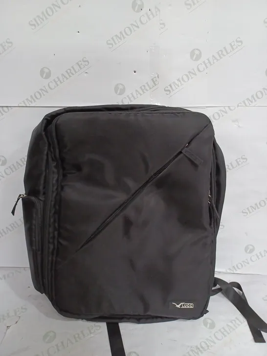 LUGG LARGE CAPACITY BACKPACK IN BLACK - 40CM X 30CM X 20CM