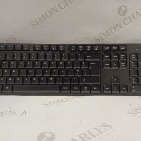 WIRELESS KEYBOARD STANDARD FULL SIZE IN BLACK