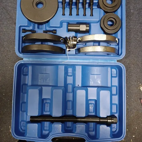 TOOL BOX WITH ASSORTED TOOLS. 