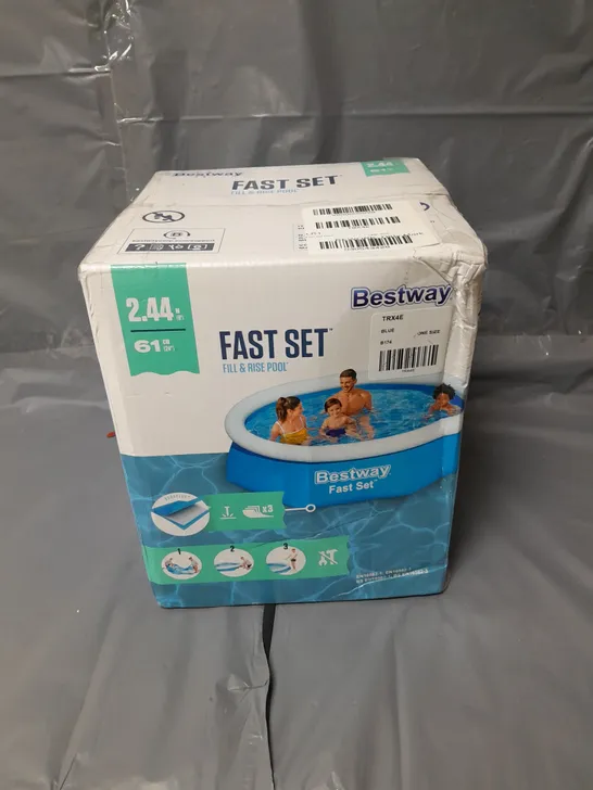 BESTWAY 8FT FAST SET POOL  RRP £44.99