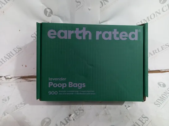 BOXED EARTH RATED LAVENDER POOP BAGS 900