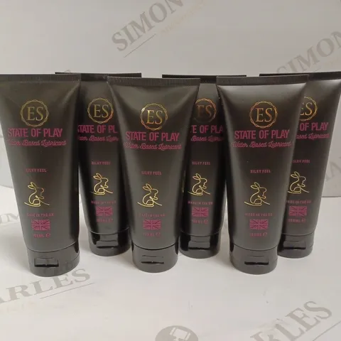 BOX OF 6 EROTIC STATE STATE OF PLAY LUBRICANT - 100ML