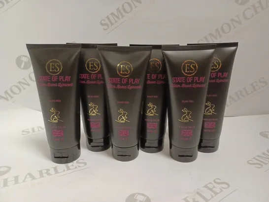 BOX OF 6 EROTIC STATE STATE OF PLAY LUBRICANT - 100ML