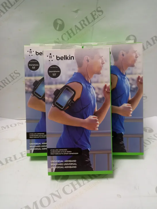 LOT OF APPROX 7 BELKIN UNIVERSAL SPORTS ARMBANDS