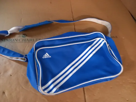 ADIDAS BLUE MESSENGER BAG 