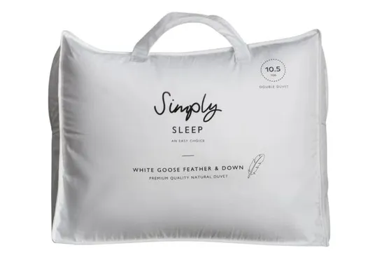 BAGGED DOWN & FEATHER BLEND 10.5 TOG DUVET