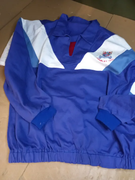 TRANMERE ROVERS WEMBLEY 1990 COLLARED JACKET - LARGE