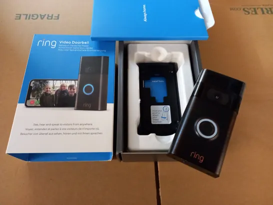 BOXED RING VIDEO DOORBELL 