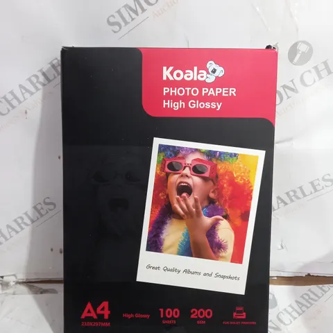 KOALA PHOTO DESIGN PAPER HIGH GLOSSY - 100 SHEETS