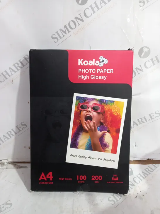 KOALA PHOTO DESIGN PAPER HIGH GLOSSY - 100 SHEETS