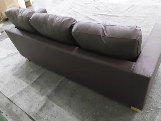 DESIGNER PEYTON VEGAN LEATHER SOFA 