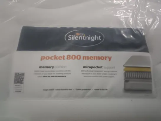 BAGGED SILENTNIGHT POCKET 800 MEMORY MATRESS - 135X190CM