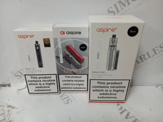 BOX OF APPROXIMATELY 20 ASSORTED E-CIGARETTES