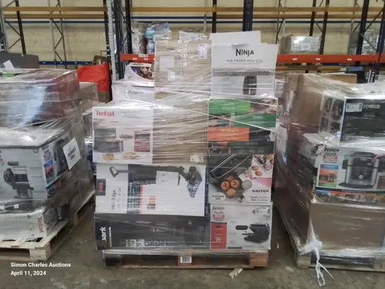 PALLET OF APPROXIMATELY 22 UNPROCESSED RAW RETURN HOUSEHOLD AND ELECTRICAL GOODS TO INCLUDE;