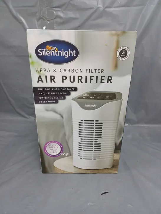 SILENTNIGHT HEPA AND CARBON FILTER AIR PURIFIER