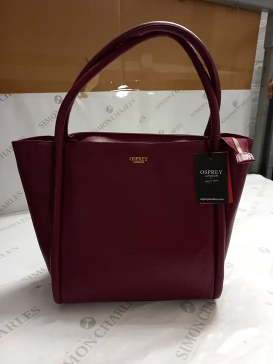 OSPREY LONDON SARA HOBO GRAINY HIDE