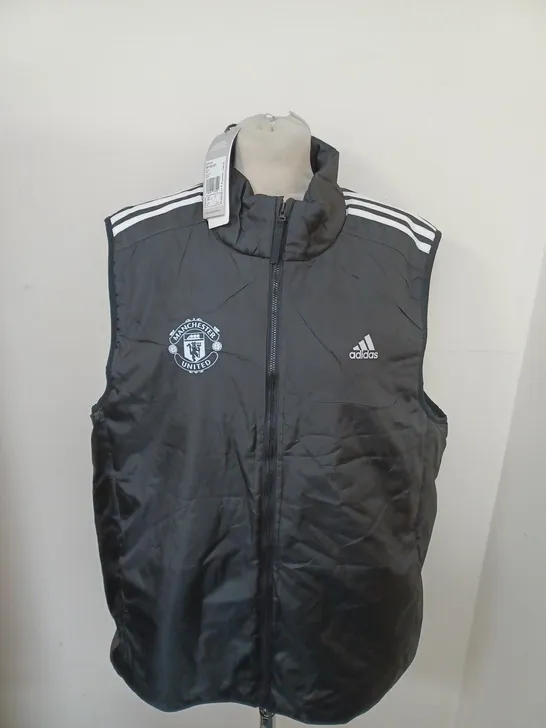 MANCHESTER UNITED FC OFFICAL PADDED GILET SIZE L