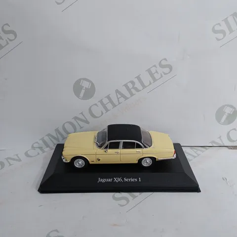 JAGUAR XJ6 SERIES 1 MODEL CAR IN YELLOW