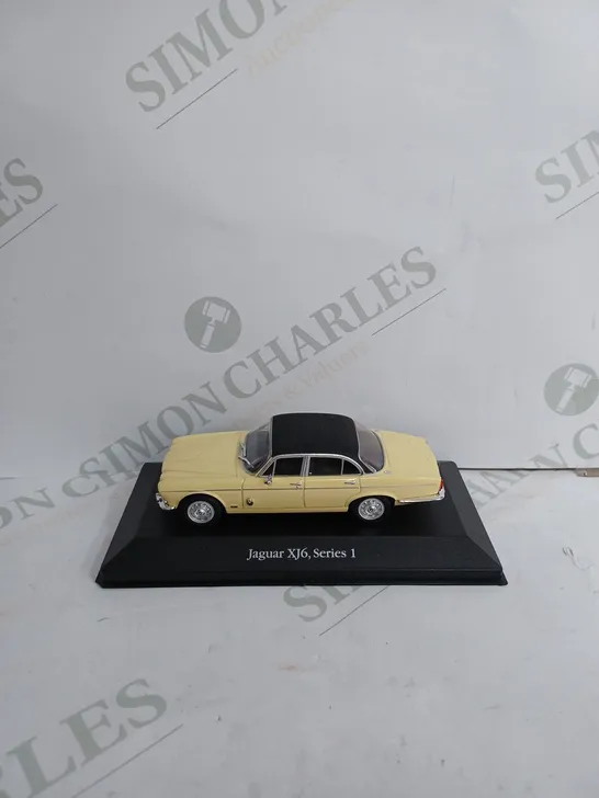 JAGUAR XJ6 SERIES 1 MODEL CAR IN YELLOW