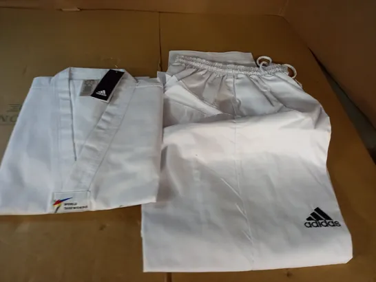 ADIDAS WHITE MARTIAL ARTS OUTFIT - UK 190