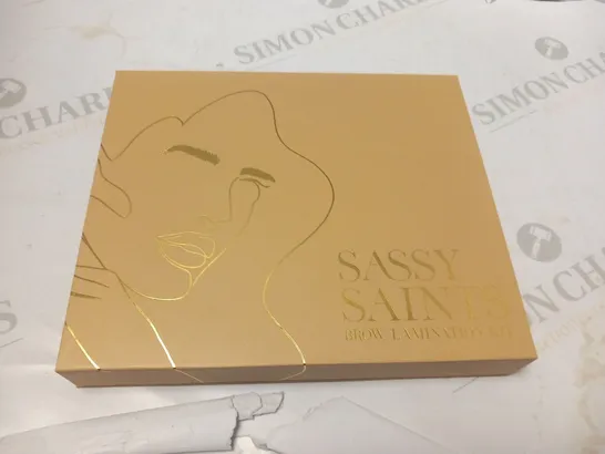 BOXED SASSY SAINTS BROW LAMINATION KIT