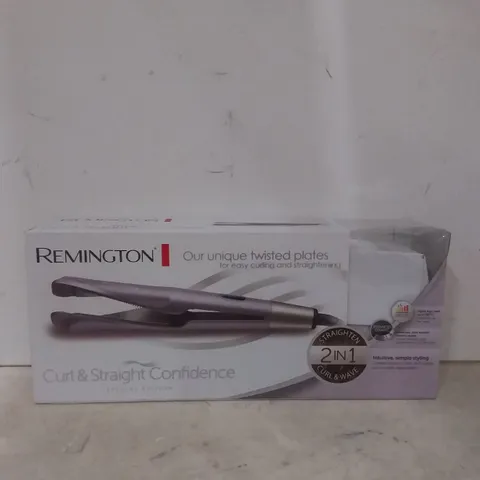 BOXED REMINGTON S6606GP 2 IN 1 HAIR STRAIGHTENERS AND CURLERS 