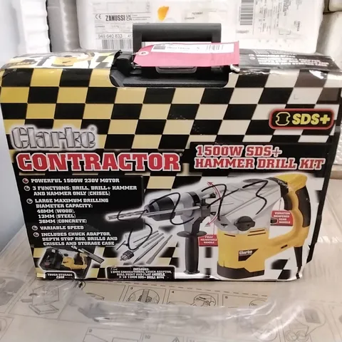 CLARKE CONTRACTOR HAMMER DRILL KIT