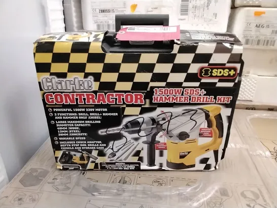 CLARKE CONTRACTOR HAMMER DRILL KIT