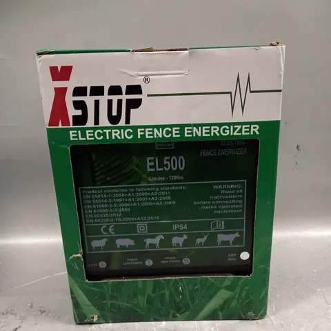 BOXED XSTOP ELECTRIC FENCE ENERGIZER 