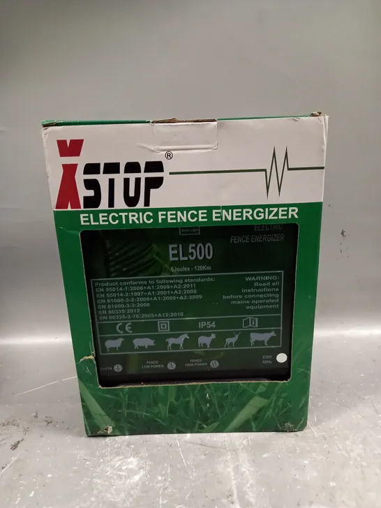 BOXED XSTOP ELECTRIC FENCE ENERGIZER 