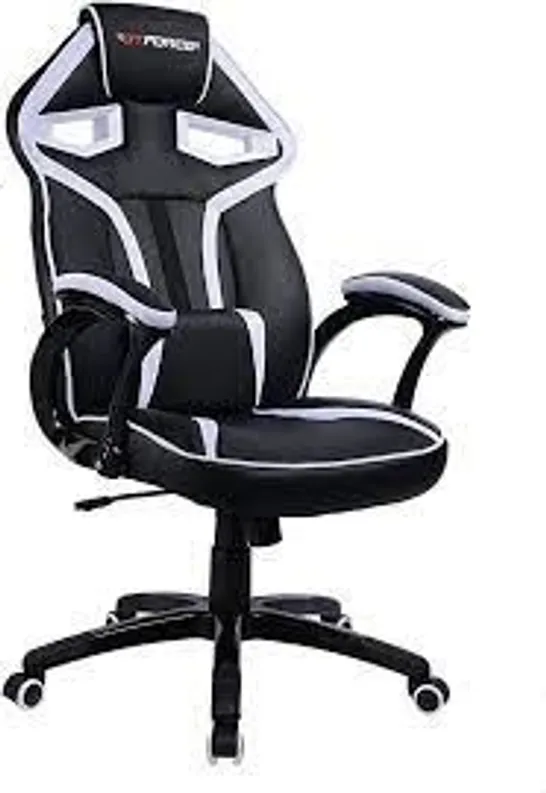 BOXED ROADSTER 1 SPORTS OFFICE CHAIR WHITE (1 BOX)