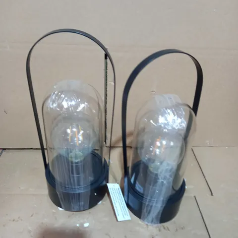 BUNDLEBERRY BY AMANDA HOLDEN SET OF 2 INDOOR OUTDOOR LANTERNS