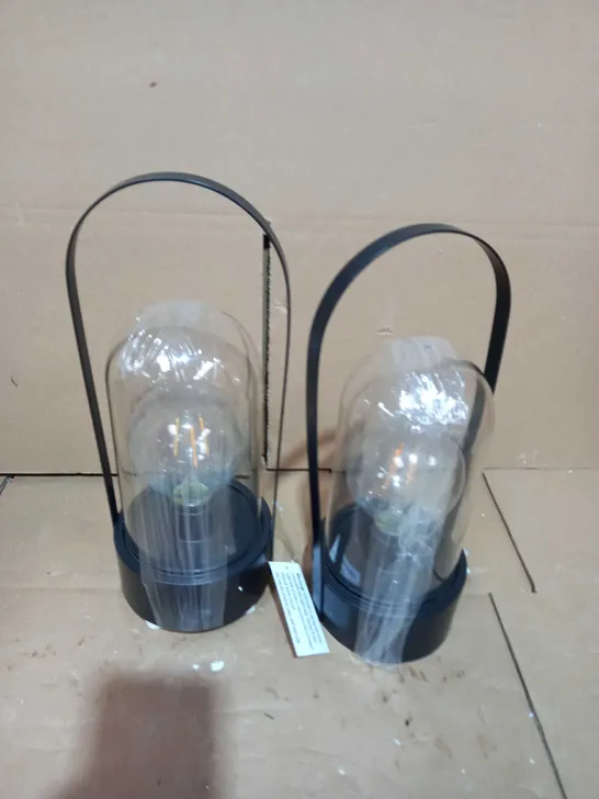 BUNDLEBERRY BY AMANDA HOLDEN SET OF 2 INDOOR OUTDOOR LANTERNS