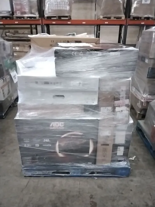 PALLET OF APPROXIMATELY 20 UNPROCESSED RAW RETURN MONITORS TO INCLUDE;