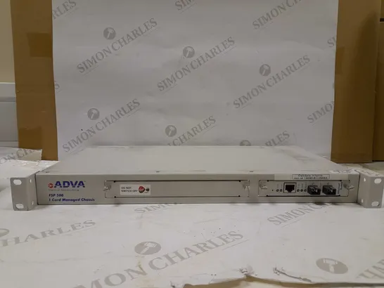 ADVA FSP 500 2 CARD CHASSIS OPTICAL ACCESS DEVICE