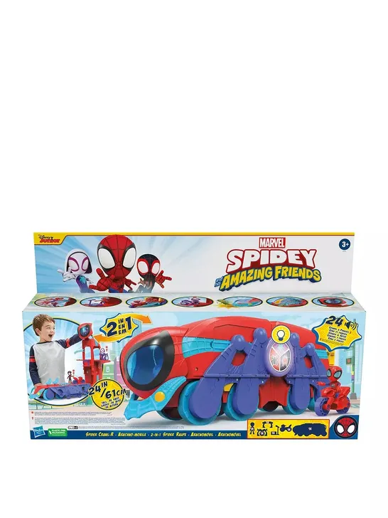 BOXED MARVEL SPIDEY AND HIS AMAZING FRIENDS SPIDER CRAWL-R RRP £85