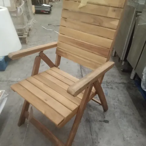 WOODEN GARDEN CHAIR