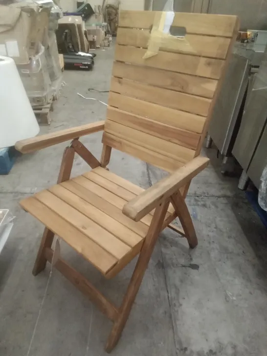 WOODEN GARDEN CHAIR