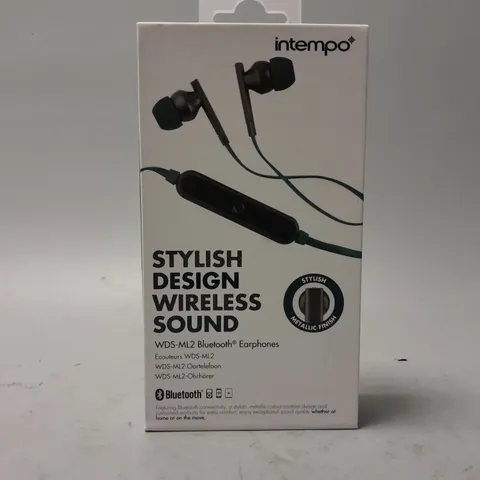 BOXED INTEMPO WDS-ML2 BLUETOOTH EARPHONES (GREEN)