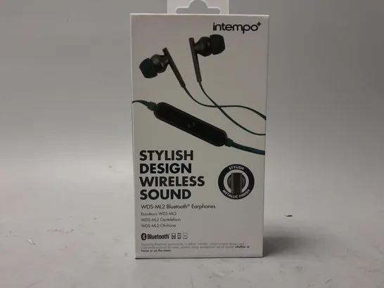 BOXED INTEMPO WDS-ML2 BLUETOOTH EARPHONES (GREEN)