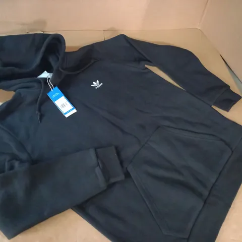 ADIDAS ESSENTIALS HOODIE IN BLACK - UK M