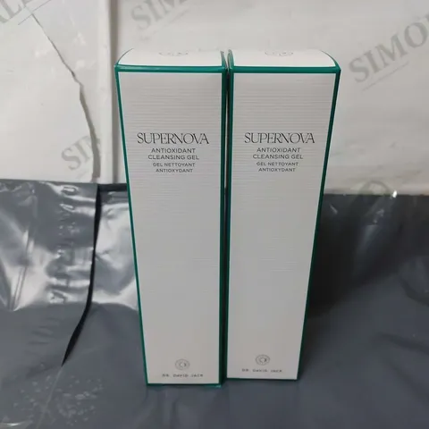 2 BOXED AND SEALED DAR DAVID JACK SUPERNOVA ANTIOXIDANT CLEANSING GEL (2x100ml)