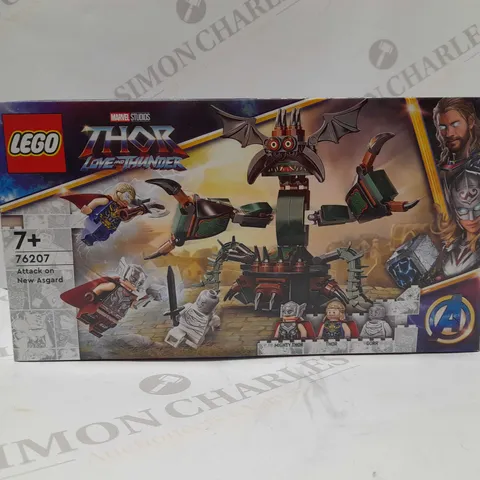 BRAND NEW BOXED LEGO THOR LOVE AND THUNDER ATTACK ON NEW ASGARD