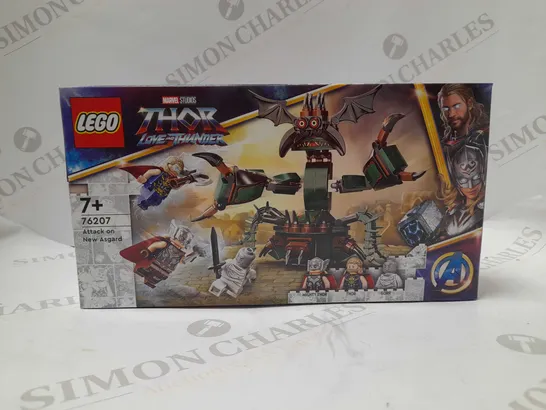 BRAND NEW BOXED LEGO THOR LOVE AND THUNDER ATTACK ON NEW ASGARD