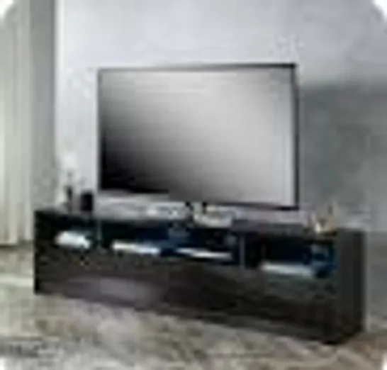 FURNITURE DESIGNS BLACK TV STAND SIZE: 200CM X 40CM X 53CM