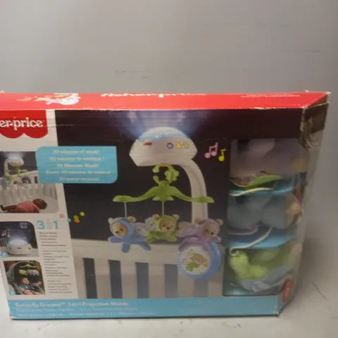 FISHER PRICE BUTTERFLY DREAMS 3-IN-1 PROJECTION MOBILE