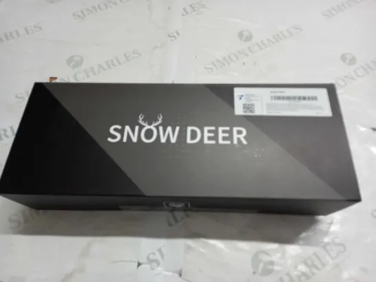 BOXED SNOW DEER HEATED SOCKS 