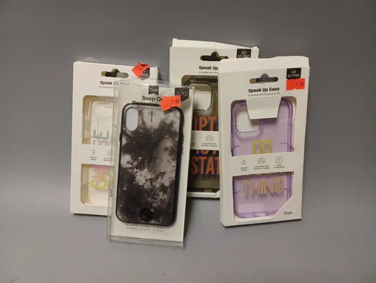 APPROXIMATELY 50 ASSORTED TYPO PHONE CASES 