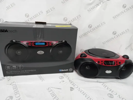 BOXED BLUETOOTH CD & FM RADIO BOOMBOX 